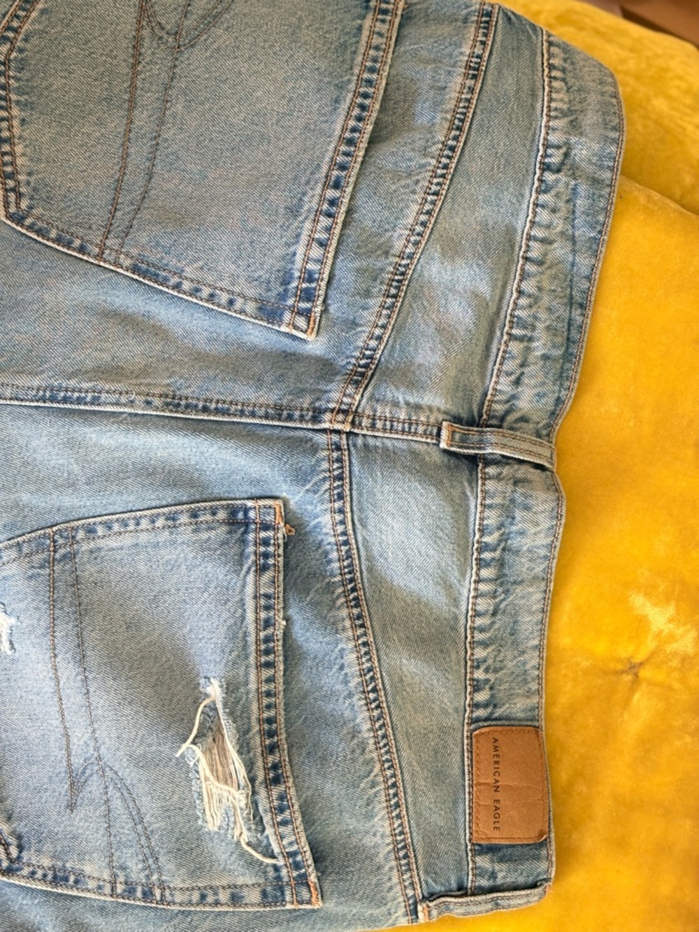 American Eagle Outfitters Strigid Super High-Waisted Ultra Wide-Leg Jean - Picture 5 of 7